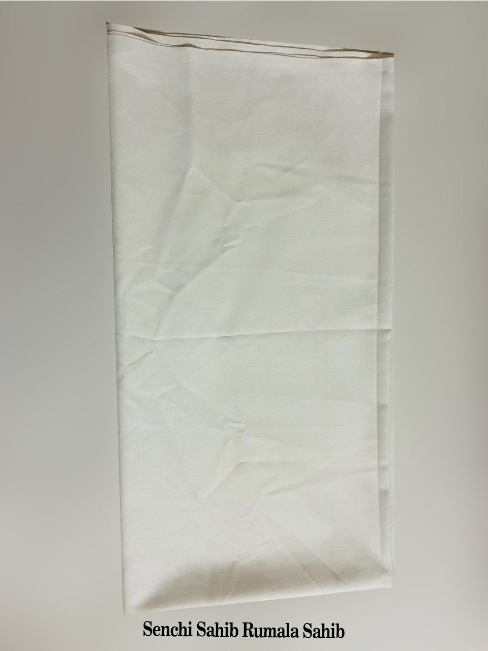 Medium white rumala (cover) for Pothi / Senchi Sahibs - Pair of 2