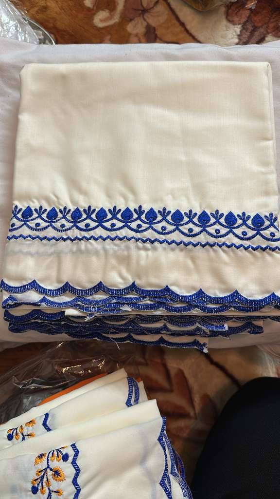Khalsa Sikh Hajooria Cream Color with Blue border