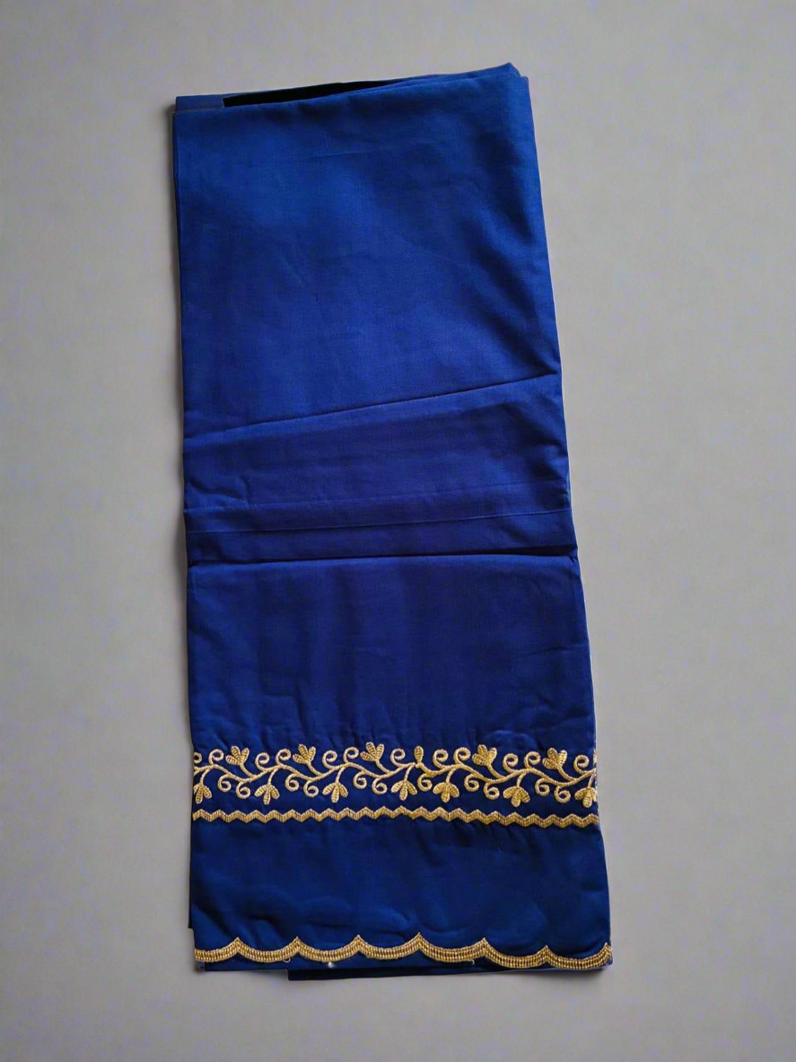 Khalsa Sikh Hajooria Blue Color with golden border