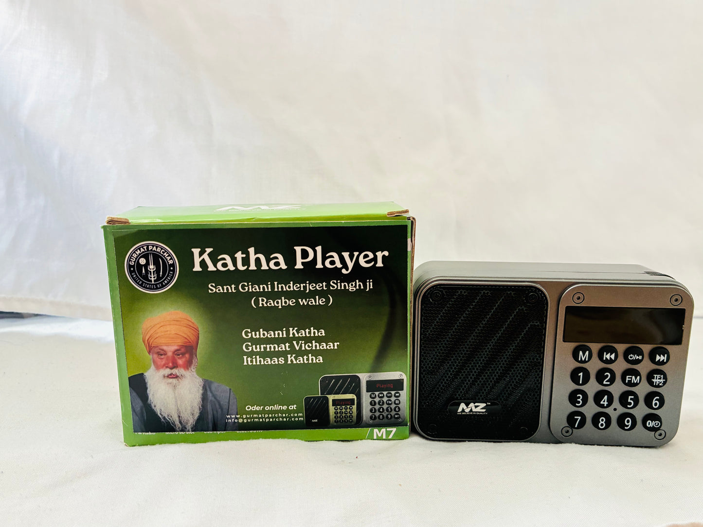 Katha Gurbani Player of Sant Giani Inderjeet Singh Ji Raqbe Wale