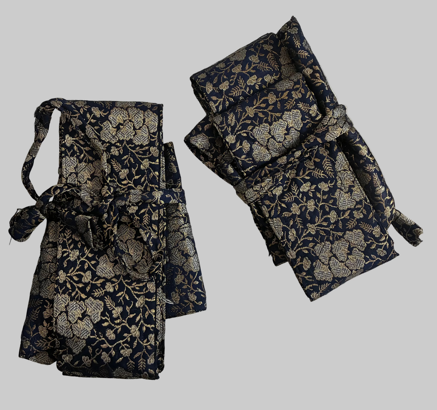 Dark Blue and Gary Hajoori Gatra For 3 ft Kirpan