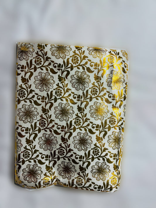 Pothi Sahib Bag (Cover)White with Golden color