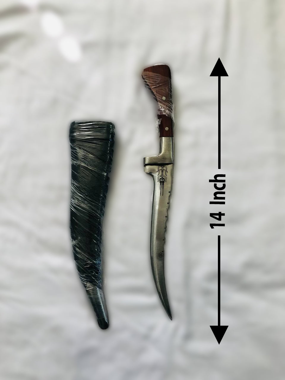 Big Kirpan (Pech Kabaj) 14 Inch with Hajoori Gatra