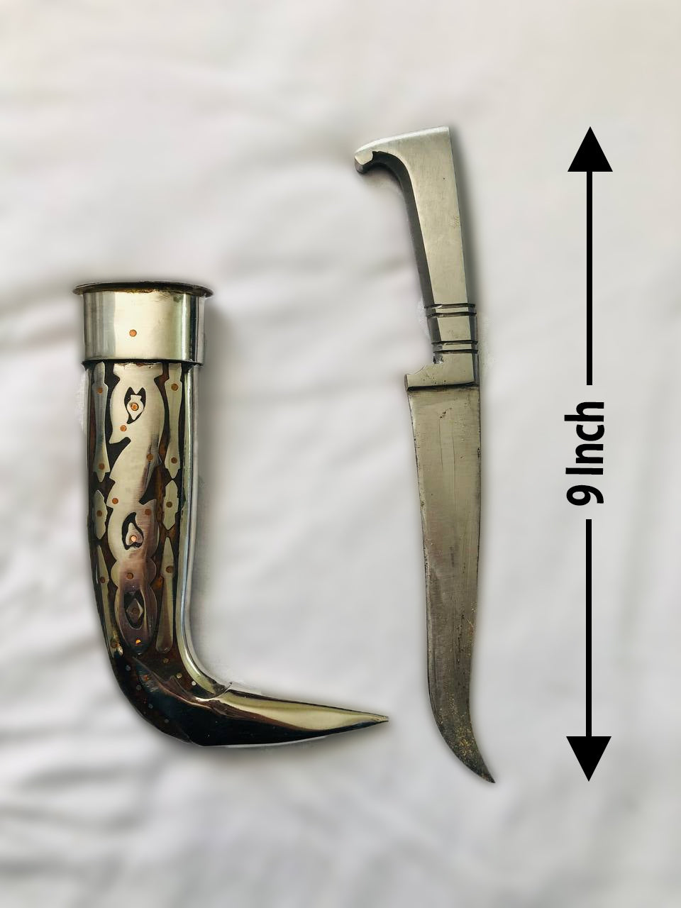 Taksali Big Kirpan With Gatra - 9 Inch