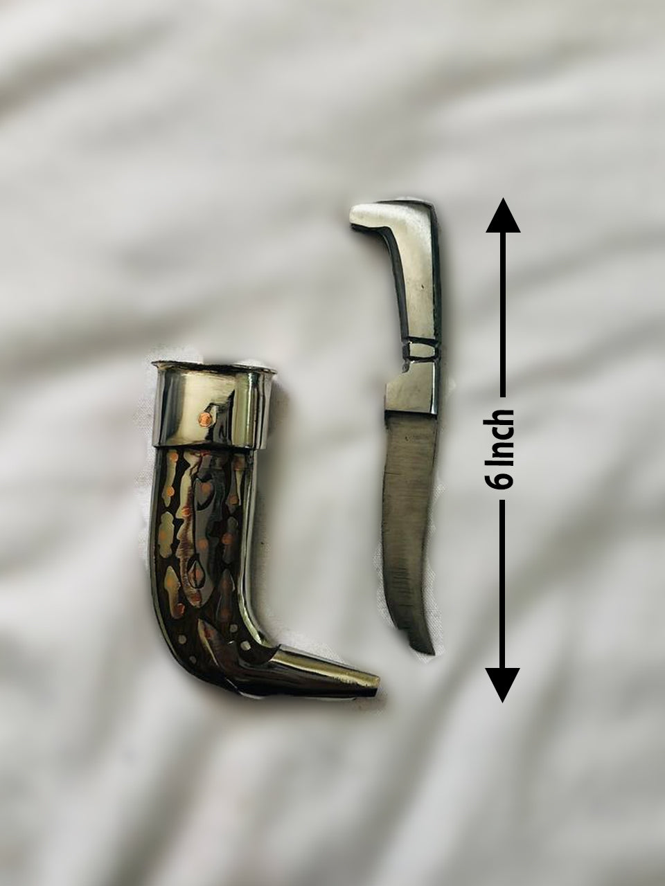 Taksali Small Kirpan with Gatra - 6 Inch