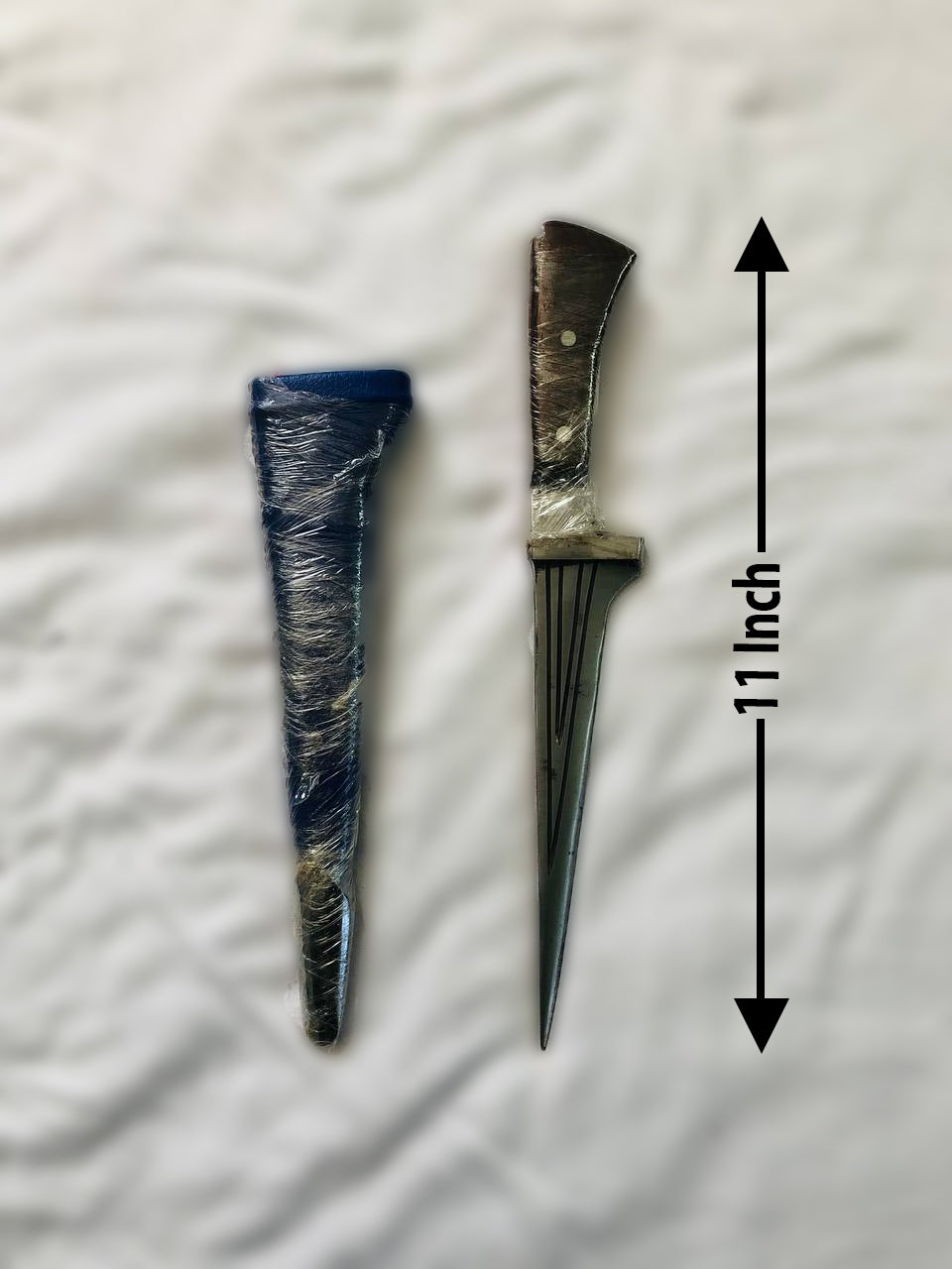 Kirpan (Pech Kabaj) 11 Inch with Hajoori Gatra