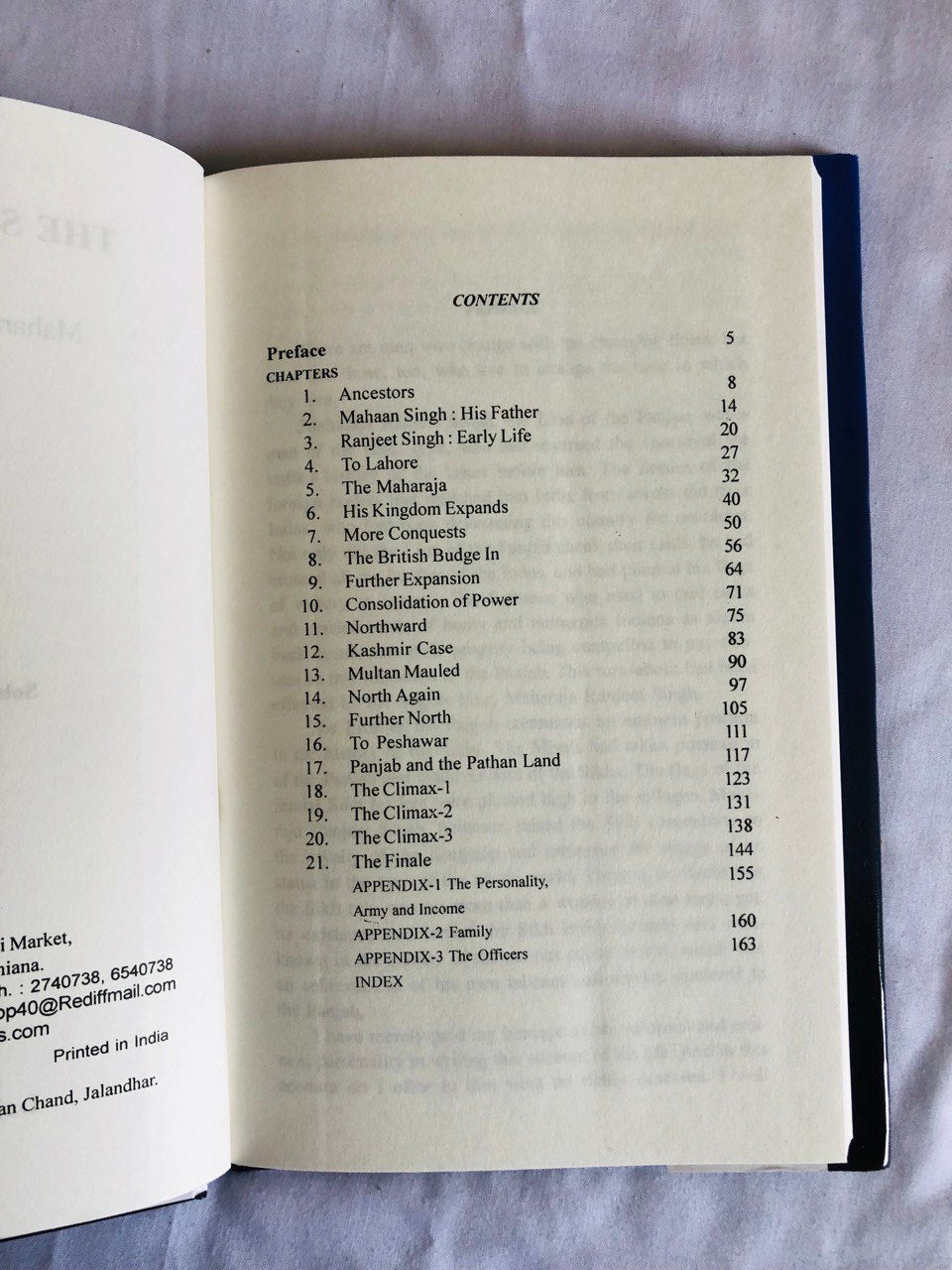 Book The Sikh Empire And Maharaja Ranjit Singh in English