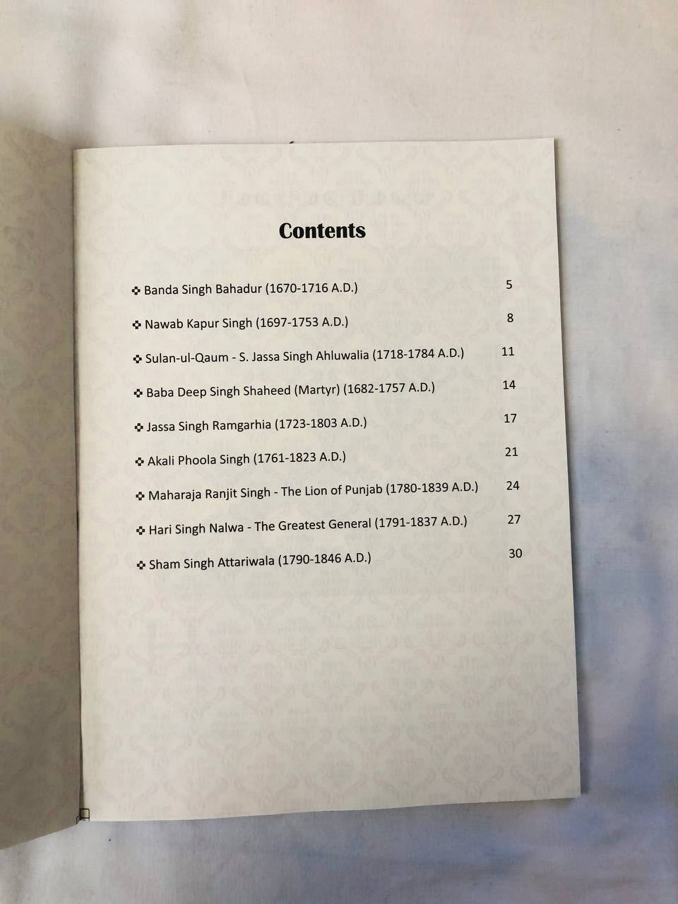 Book The Sikh Warriors in English