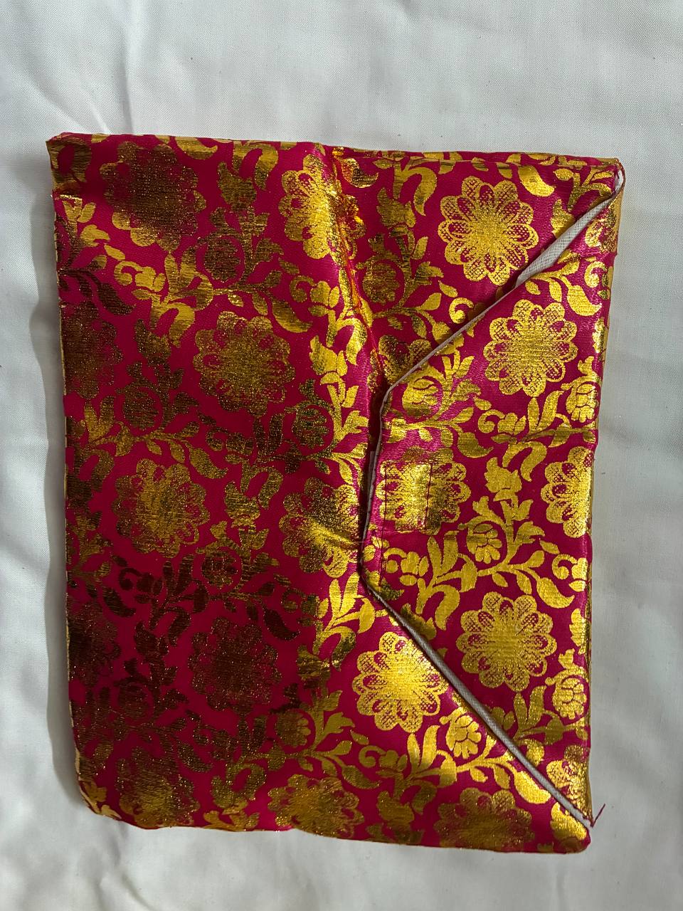 Pothi Sahib Bag (Cover)Pink with Golden color
