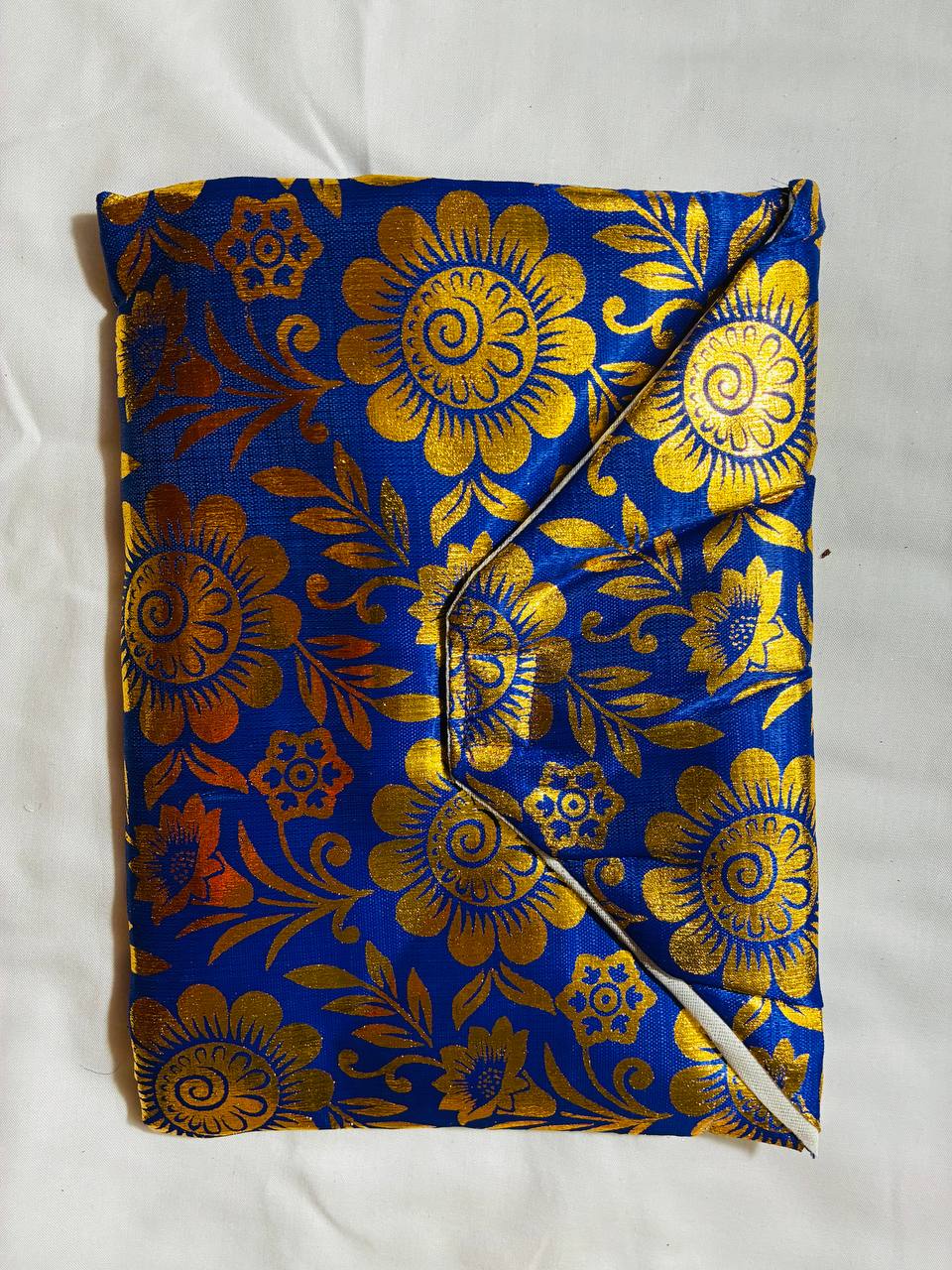 Pothi Sahib Bag (Cover) Blue with Golden color