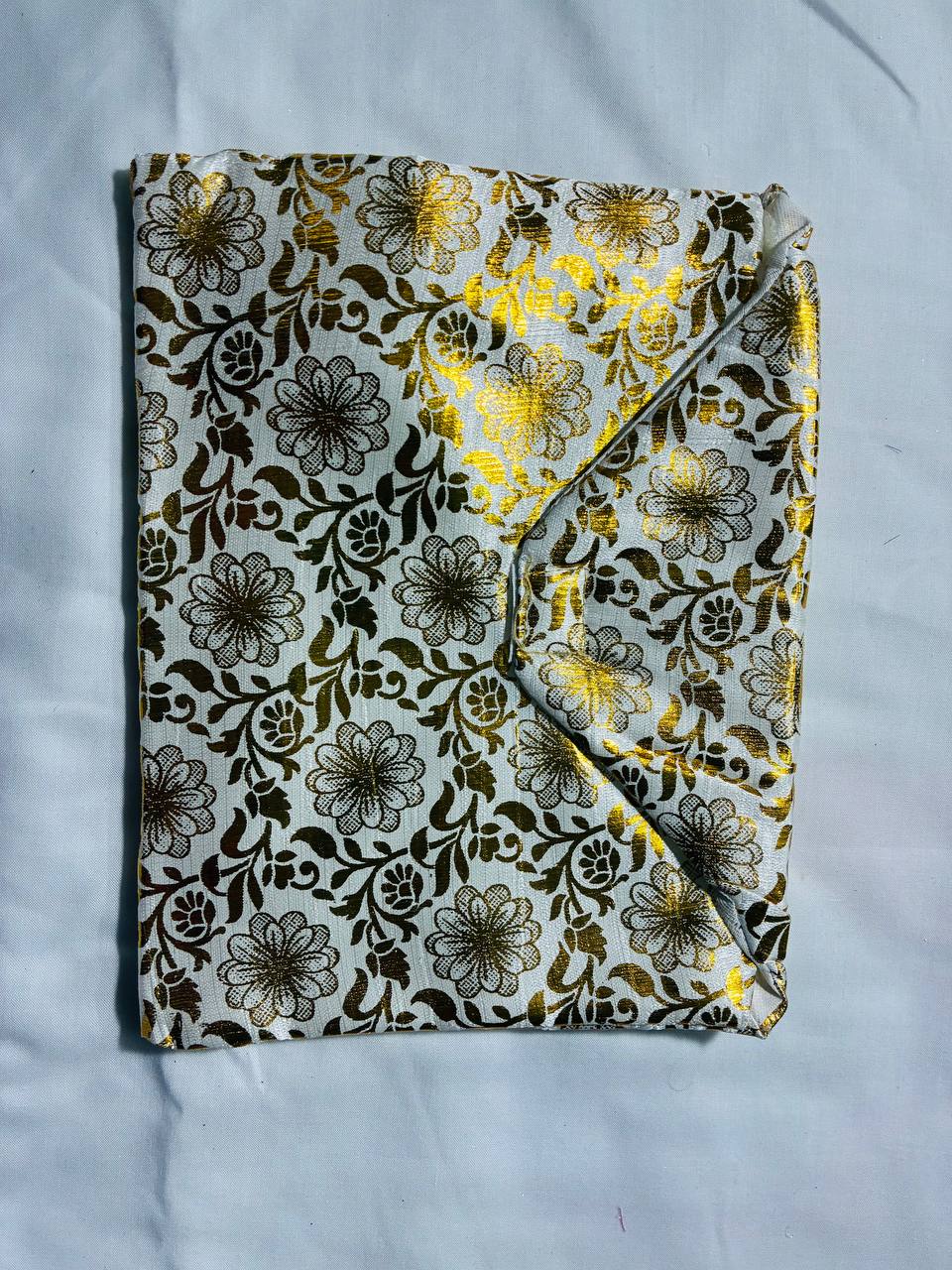 Pothi Sahib Bag (Cover)White with Golden color