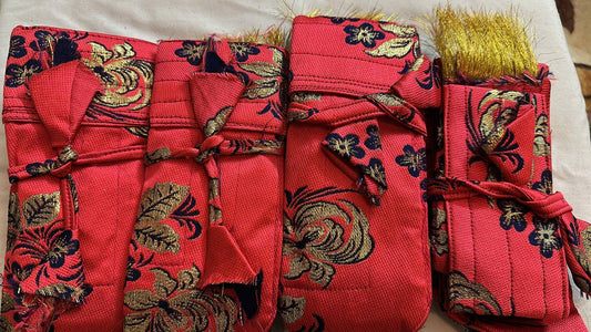 Pink Hajoori Gatra for 3 ft Kirpan