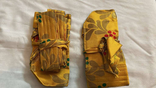 Yellow Golden Color Hajoori Gatra for 3 ft Kirpan