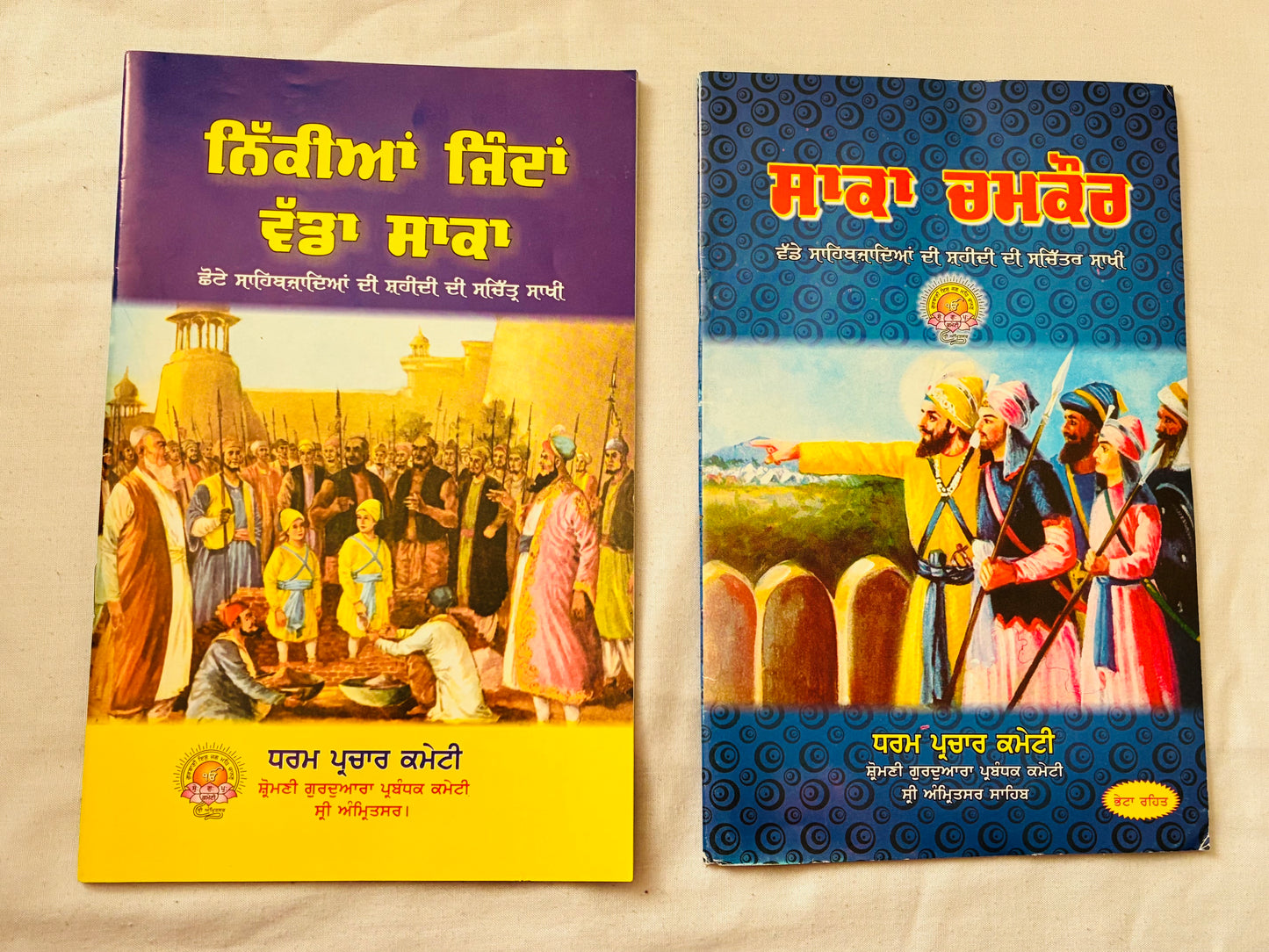 Chaar Sahibzaade Shaheedi Booklet Set (Punjabi) – Saka Sirhind & Saka Chamkaur