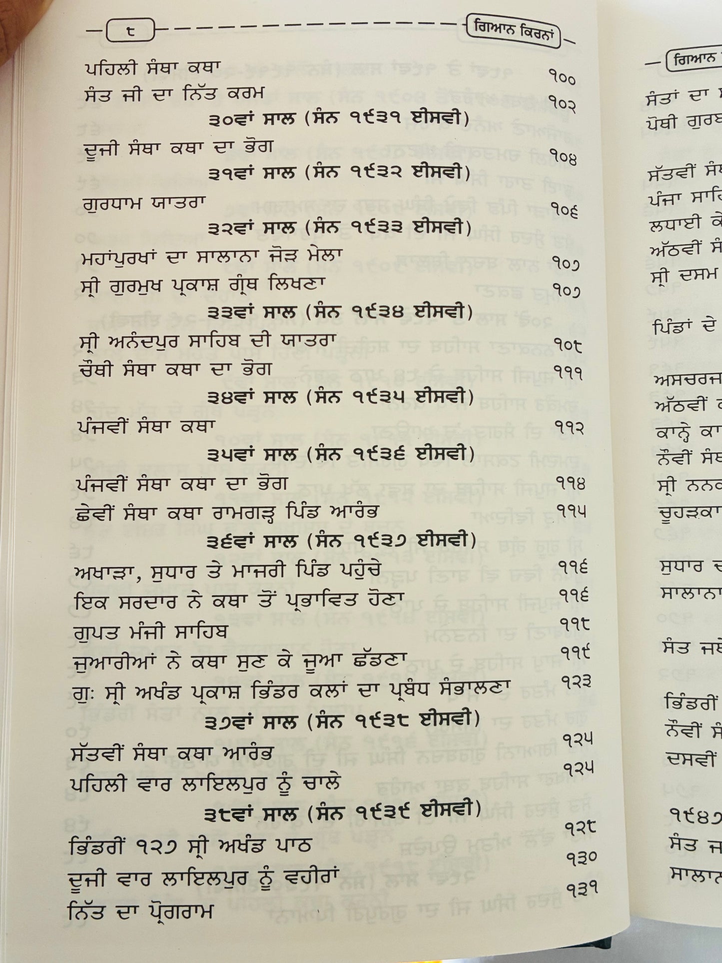 Book Giaan Kirna in Punjabi - Autobiography of Sant Giani Gurbachan Singh Ji Bhinderanwale