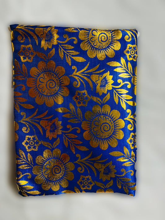 Pothi Sahib Bag (Cover) Blue with Golden color