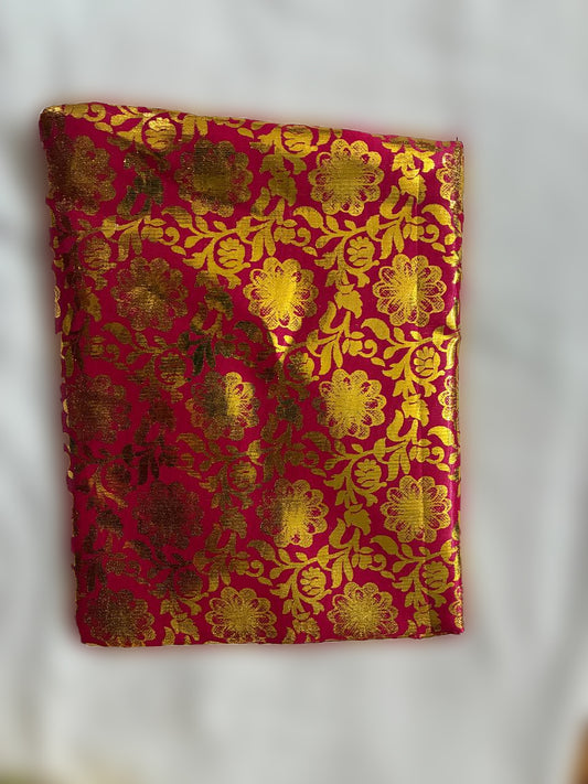 Pothi Sahib Bag (Cover)Pink with Golden color