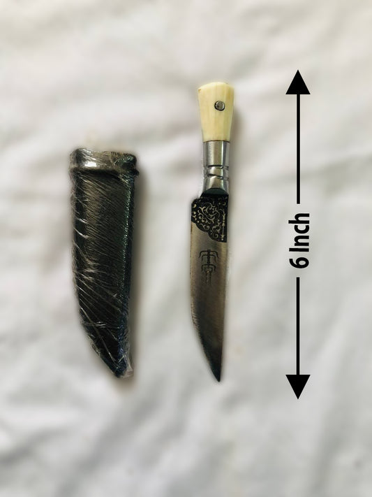 Small Black Kirpan(Pech kabaj) 6 Inch with Gatra