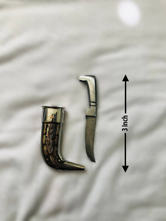 Taksali Small Kirpan with Gatra - 3 Inch