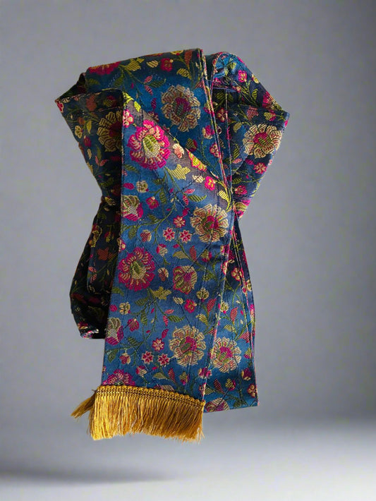 Blue with Pink  Hajoori Gatra for 3 Ft Kirpan